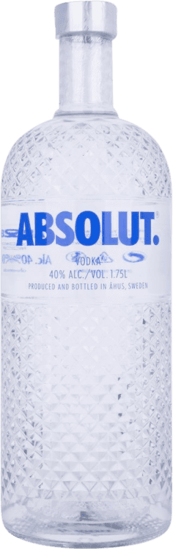 37,95 € 免费送货 | 伏特加 Absolut Glimmer 限量版, LED Luminoso — LED灯 瑞典 特殊瓶 1,75 L