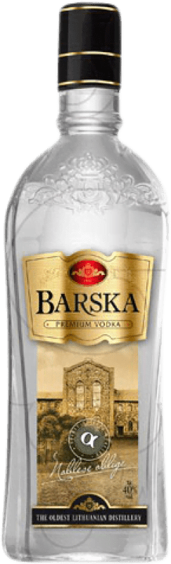 6,95 € Spedizione Gratuita | Vodka Barska Premium Lituania Bottiglietta Terzo 35 cl
