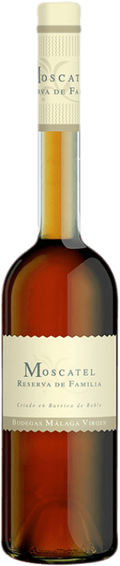 16,95 € Envio grátis | Vinho doce Málaga Virgen Familia Reserva D.O. Sierras de Málaga Andaluzia Espanha Mascate de Alexandria Garrafa Medium 50 cl