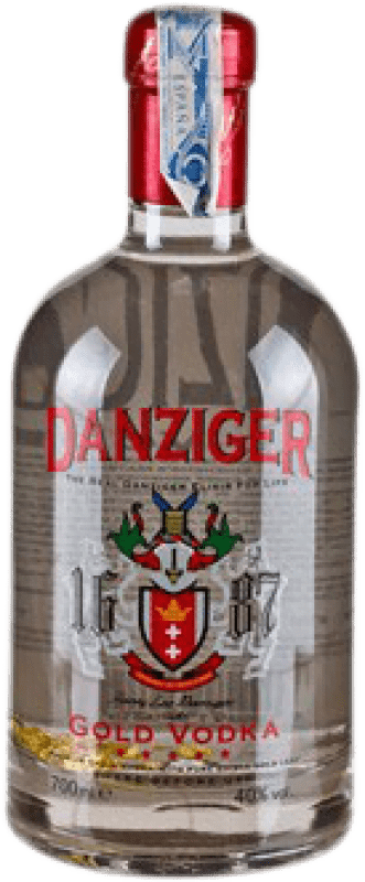 23,95 € Free Shipping | Vodka Danziger. Gold Ireland Bottle 70 cl