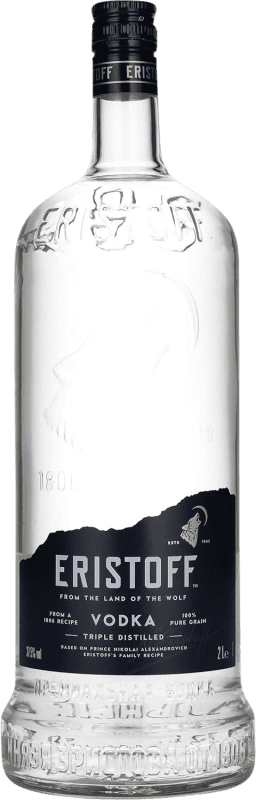 41,95 € Envoi gratuit | Vodka Eristoff France Bouteille Spéciale 2 L