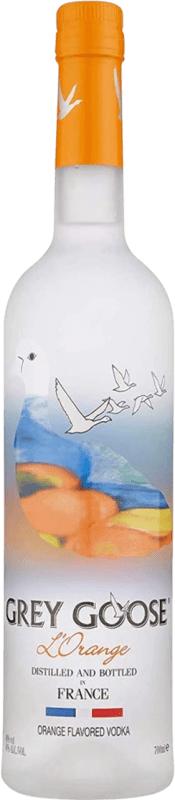 52,95 € Envio grátis | Vodka Grey Goose França 1 L Orange — Laranja
