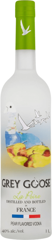 56,95 € Envio grátis | Vodca Grey Goose La Poire França Garrafa 1 L
