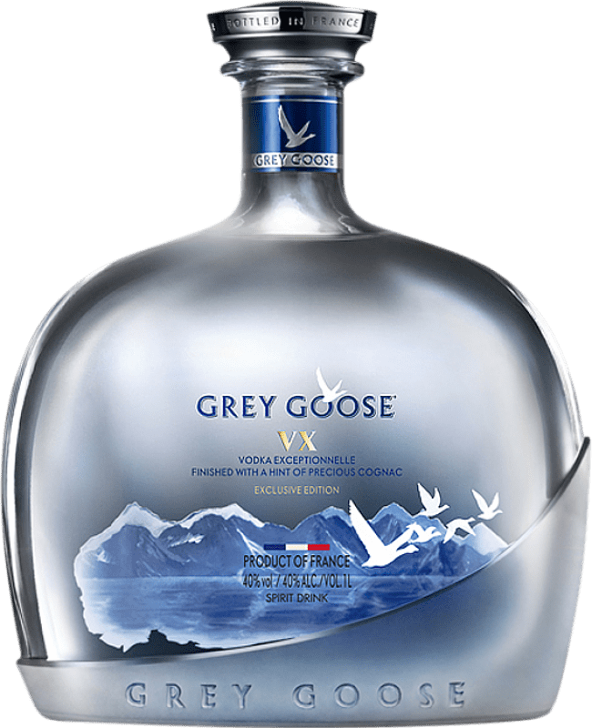 179,95 € Kostenloser Versand | Wodka Grey Goose VX Frankreich 1 L