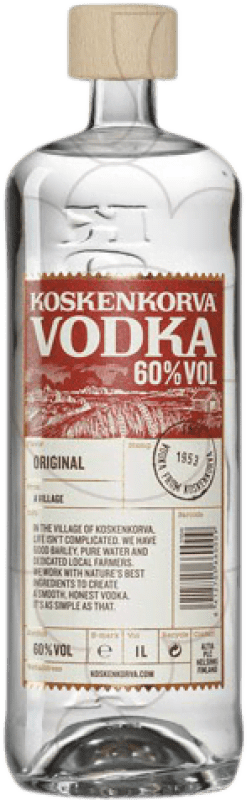 23,95 € Free Shipping | Vodka Koskenkorva 013. 60% Finland Bottle 1 L