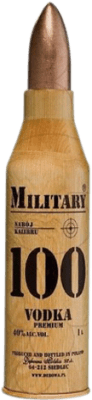 56,95 € 送料無料 | ウォッカ Military 100 ポーランド ボトル 1 L
