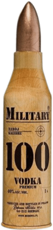 56,95 € Free Shipping | Vodka Military 100 Poland Bottle 1 L