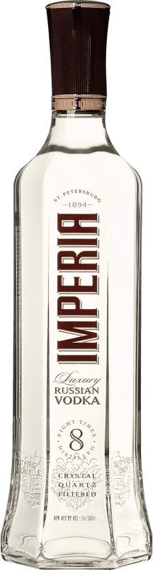 43,95 € 免费送货 | 伏特加 Russian Standard Imperia Luxury 俄罗斯联邦 瓶子 70 cl