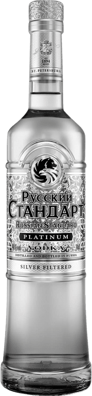 13,95 € Kostenloser Versand | Wodka Russian Standard Platinum — Edition Platin Russland 70 cl