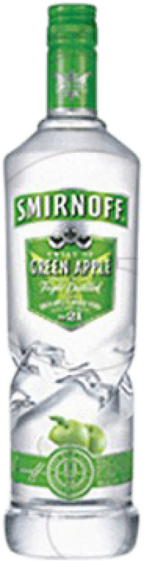 13,95 € 免费送货 | 伏特加 Smirnoff Green Apple 法国 瓶子 1 L
