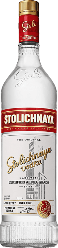 26,95 € Spedizione Gratuita | Vodka Stolichnaya Russia 1 L