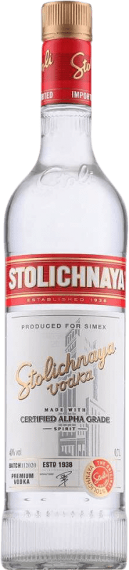 15,95 € Kostenloser Versand | Wodka Stolichnaya Russland 70 cl
