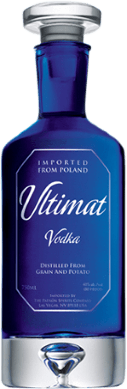 45,95 € 免费送货 | 伏特加 Ultimat 波兰 瓶子 70 cl