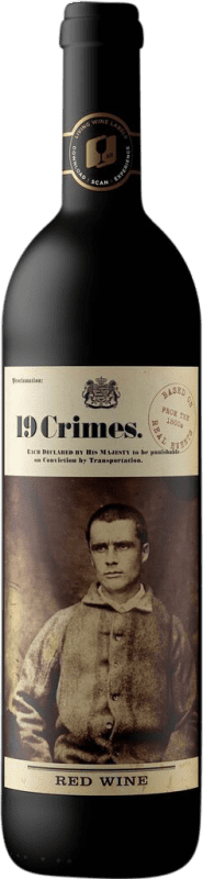 13,95 € 免费送货 | 红酒 19 Crimes Red Blend 岁 澳大利亚 Syrah, Cabernet Sauvignon 瓶子 75 cl