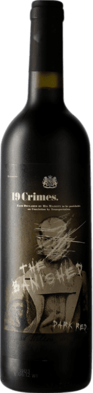 17,95 € Spedizione Gratuita | Vino rosso 19 Crimes The Banished Crianza Australia Syrah Bottiglia 75 cl