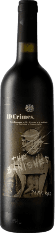 19,95 € Free Shipping | Red wine 19 Crimes The Banished Aged Australia Syrah Bottle 75 cl