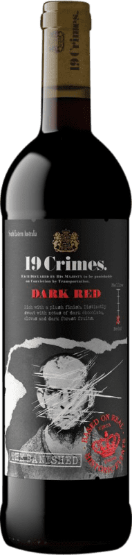 14,95 € Free Shipping | Red Wine 19 Crimes The Banished Crianza — Aged Australia Syrah — Shiraz 75 cl
