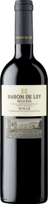 8,95 € Spedizione Gratuita | Vino Rosso Barón de Ley Riserva D.O.Ca. Rioja La Rioja Spagna Tempranillo Bottiglia Medium 50 cl