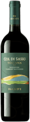 10,95 € Бесплатная доставка | Красное вино Castello Banfi Col di Sasso D.O.C. Italy Италия Cabernet Sauvignon, Sangiovese бутылка 75 cl