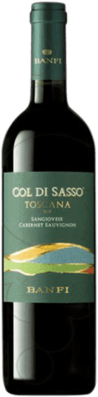 8,95 € 免费送货 | 红酒 Castello Banfi Col di Sasso D.O.C. Italy 意大利 Cabernet Sauvignon, Sangiovese 瓶子 75 cl