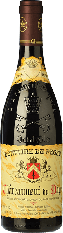 44,95 € 免费送货 | 红酒 Domaine du Pégau A.O.C. Châteauneuf-du-Pape 法国 Syrah, Grenache, Monastrell 瓶子 75 cl