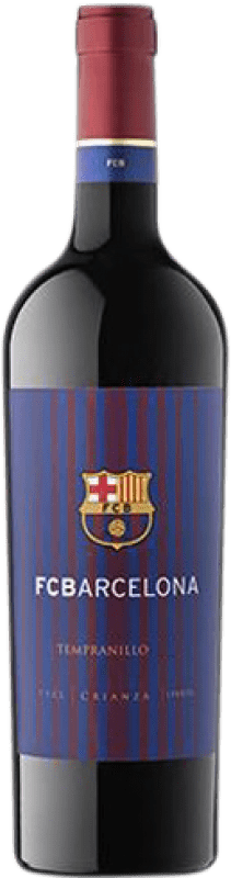 10,95 € Бесплатная доставка | Красное вино Fútbol Club Barcelona старения D.O. Catalunya Каталония Испания Tempranillo бутылка 75 cl