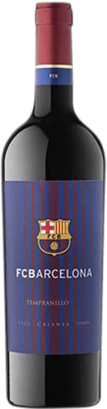 9,95 € Envío gratis | Vino tinto Fútbol Club Barcelona Crianza D.O. Catalunya Cataluña España Tempranillo Botella 75 cl