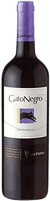 8,95 € Spedizione Gratuita | Vino Rosso Gato Negro Chile Carmenère 75 cl