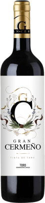 9,95 € Spedizione Gratuita | Vino Rosso Gran Cermeño Crianza — Invecchiato in Botte D.O. Toro Castilla y León Spagna Tempranillo 75 cl