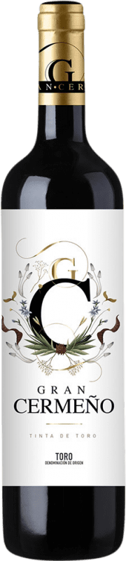 9,95 € Spedizione Gratuita | Vino Rosso Gran Cermeño Crianza — Invecchiato in Botte D.O. Toro Castilla y León Spagna Tempranillo 75 cl