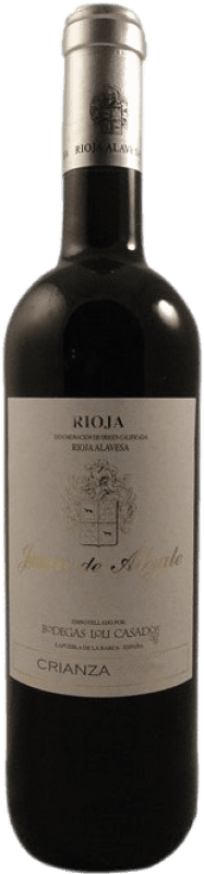 5,95 € Envío gratis | Vino tinto Jaun de Alzate Crianza D.O.Ca. Rioja La Rioja España Botella 75 cl