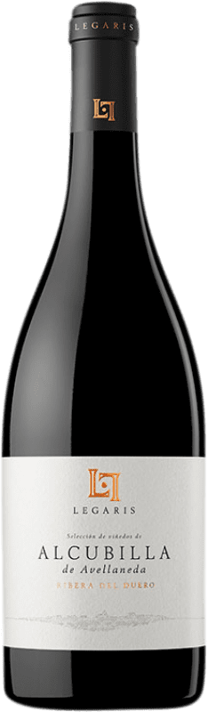 43,95 € Spedizione Gratuita | Vino rosso Legaris Alcubilla de Avellaneda D.O. Ribera del Duero Castilla y León Spagna Tempranillo Bottiglia 75 cl