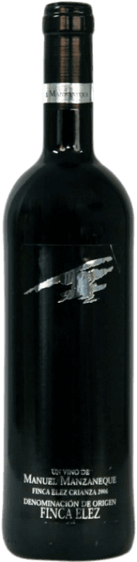 8,95 € Envío gratis | Vino Tinto EA Vinos by Manzaneque Manuel Crianza D.O.P. Vino de Pago Finca Élez Castilla la Mancha y Madrid España 75 cl