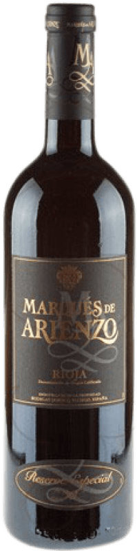 26,95 € Envío gratis | Vino tinto Marqués de Arienzo Especial Reserva D.O.Ca. Rioja La Rioja España Tempranillo, Graciano Botella 75 cl