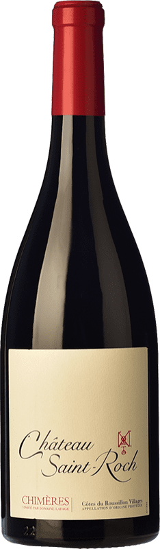 14,95 € Spedizione Gratuita | Vino rosso Saint Roch Chimeres 16 Crianza A.O.C. Francia Francia Bottiglia 75 cl