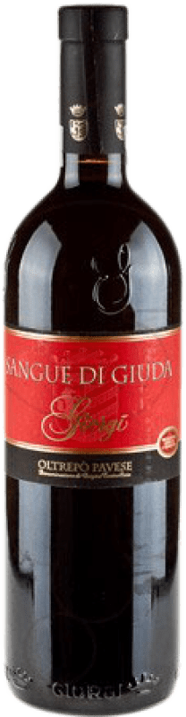 9,95 € 免费送货 | 红酒 Giorgi. Sangue di Giuda 年轻的 D.O.C. Italy 意大利 Pinot Black, Barbera 瓶子 75 cl