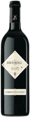 14,95 € 免费送货 | 红酒 Son Bordils 岁 I.G.P. Vi de la Terra de Mallorca 巴利阿里群岛 西班牙 Cabernet Sauvignon 瓶子 75 cl