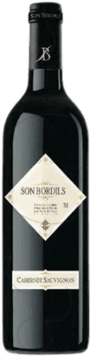 15,95 € Spedizione Gratuita | Vino Rosso Son Bordils Crianza — Invecchiato in Botte I.G.P. Vi de la Terra de Mallorca Isole Baleari Spagna Cabernet Sauvignon 75 cl