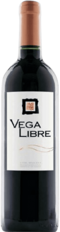 4,95 € Envio grátis | Vinho tinto Vega Libre. Negre Medium Jovem D.O. Utiel-Requena Levante Espanha Tempranillo, Bobal Garrafa 75 cl
