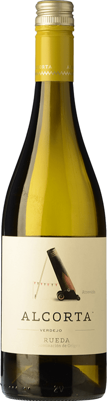 7,95 € Envio grátis | Vinho branco Alcorta Jovem D.O. Rueda Castela e Leão Espanha Verdejo Garrafa 75 cl