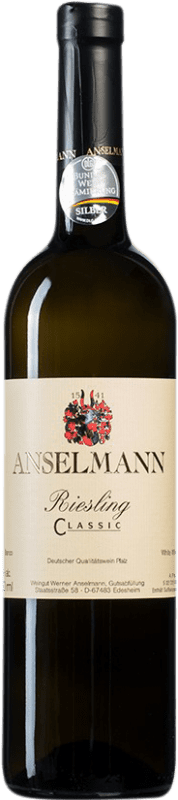 11,95 € 免费送货 | 白葡萄酒 Anselmann 经典 Crianza — 陈酿 德国 Riesling — 雷司令 75 cl
