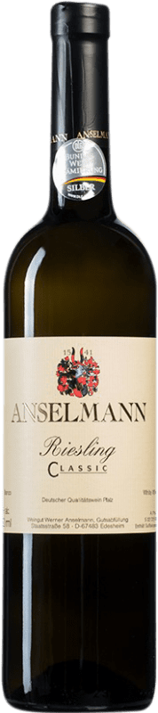 11,95 € Envio grátis | Vinho branco Anselmann Classic Crianza Alemanha Riesling Garrafa 75 cl