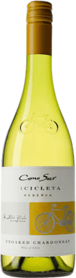 9,95 € Бесплатная доставка | Белое вино Cono Sur Молодой Чили Chardonnay бутылка 75 cl