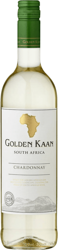 9,95 € Envio grátis | Vinho branco Golden Kaan Jovem África do Sul Chardonnay Garrafa 75 cl
