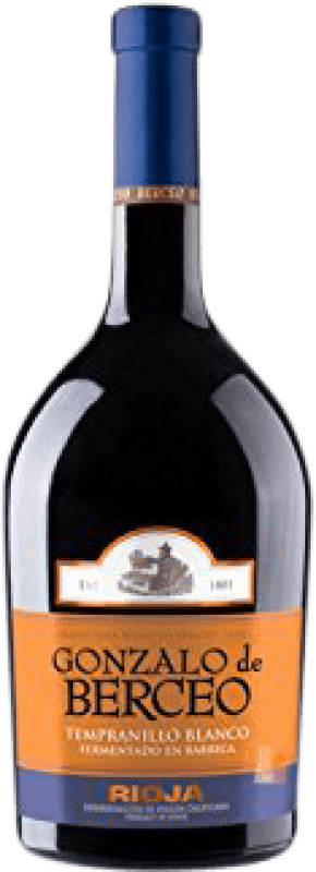 11,95 € Envío gratis | Vino blanco Berceo Gonzalo Fermentado Barrica Crianza D.O.Ca. Rioja La Rioja España Tempranillo Blanco Botella 75 cl