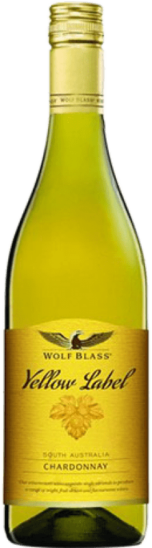 9,95 € Бесплатная доставка | Белое вино Wolf Blass Yellow Label Молодой Австралия Chardonnay бутылка 75 cl