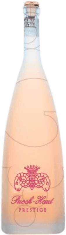 71,95 € Envoi gratuit | Vin Rosé Château Puech-Haut Givré Prestige Jeune A.O.C. Champagne France Garnacha — Grenache, Cinsault Bouteille Jéroboam-Double Magnum 3 L