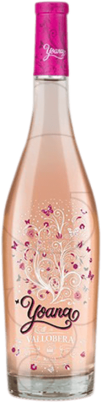 10,95 € Envio grátis | Vinho rosé Vallobera Yoana Jovem D.O.Ca. Rioja La Rioja Espanha Garrafa 75 cl