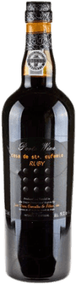 10,95 € Бесплатная доставка | Крепленое вино Casa Santa Eufemia Ruby I.G. Porto порто Португалия Tempranillo, Touriga Franca, Touriga Nacional, Tinta Amarela, Tinta Cão, Tinta Barroca бутылка 75 cl