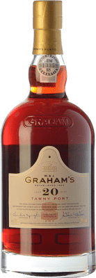 53,95 € Free Shipping | Fortified wine Graham's Tawny I.G. Porto Porto Portugal Tempranillo, Touriga Franca, Touriga Nacional, Tinta Amarela, Tinta Cão, Tinta Barroca 20 Years Bottle 75 cl